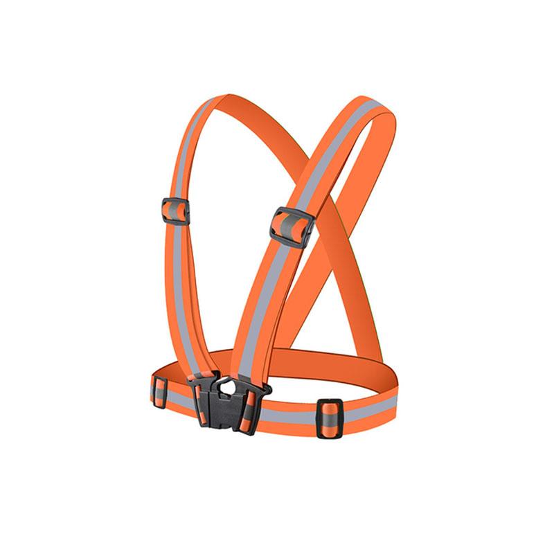 Highlight Reflective Straps Security Night Work Running Cycling Safety Reflective Vest High Visibility Reflective Safety Jacket