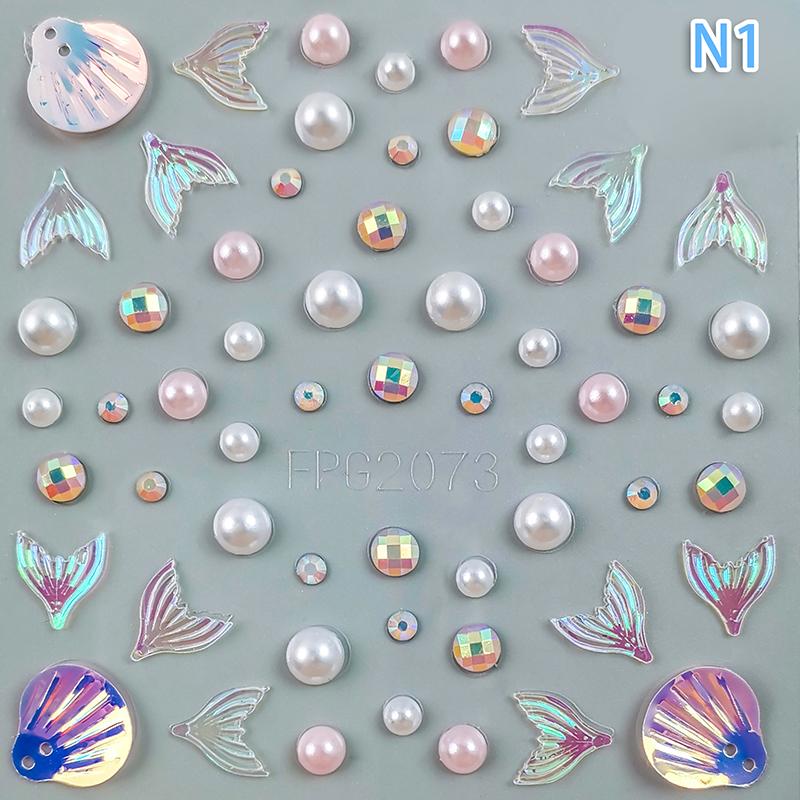 

1 лист Dreamy Diamond Patch 3D Face Jewels Mermaid Rose Временные татуировки Наклейки Sweet Diy Body Art Украшения Макияж