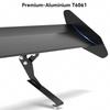 Universal Hatch Adjustable Aluminum GT Rear Trunk Wing Racing Spoiler Black 14#