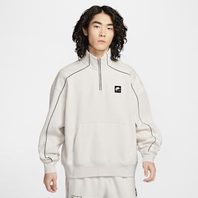 Nike Air Fleece Lined Athleisure Pullover Long Sleeved Sweatshirt Men XL
