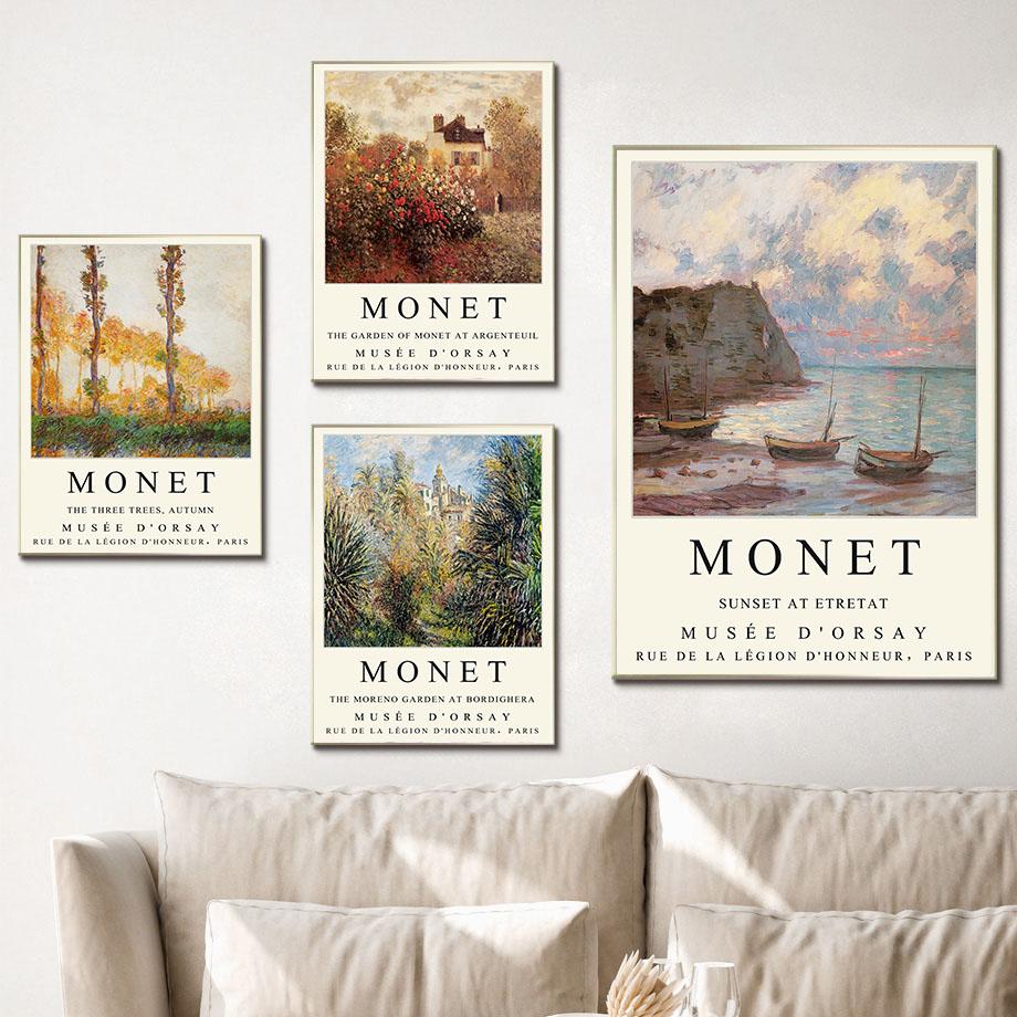 Van Gogh Abstract Landscape Prints and Posters Great Work The Starry Night Canvas Painting Decorations for Living Room Wall Art