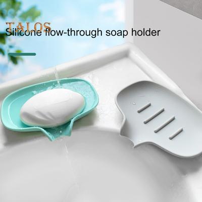 Soap Dispenser Non-slip Bottom Keep Neat Anti-Deform Versatile Texture Design Soap Box Bathroom Supply
