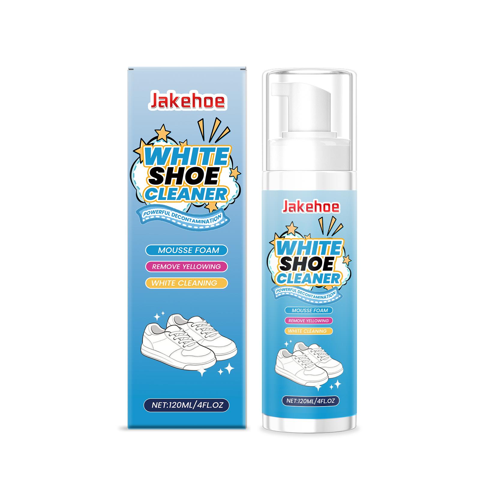 

White Sneaker Cleaner: Gently Protects and Cleans Dirt on Shoe Surfaces, Easy to Use 120ml