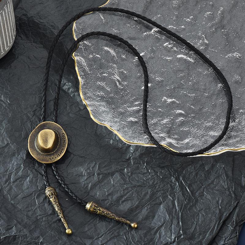 

Западный ковбойский галстук-боло: Европейское и американское повседневное осенне-зимнее модное ожерелье для женщин