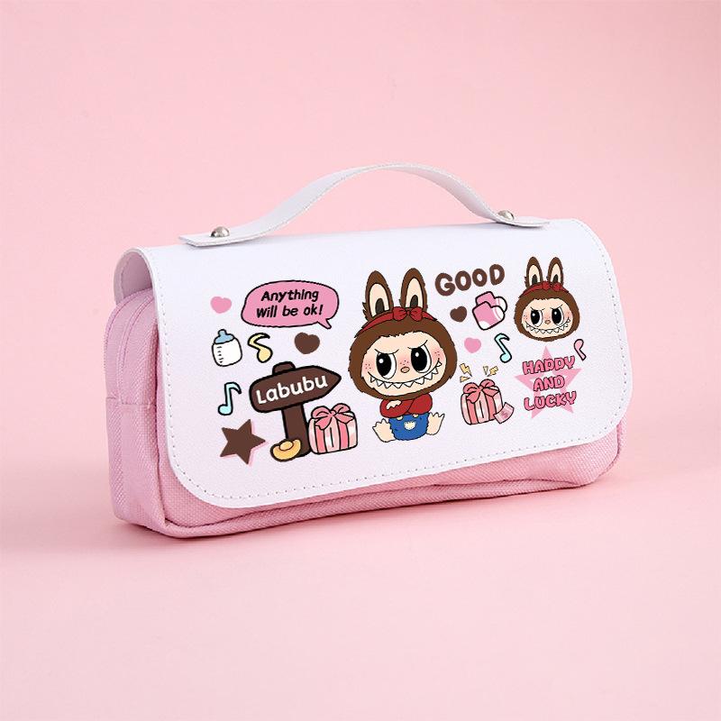 Pencil Case Cartoon Primary School Students Large Capacity Stationery Box Cute Stationery Storage Children's Pencil Case
