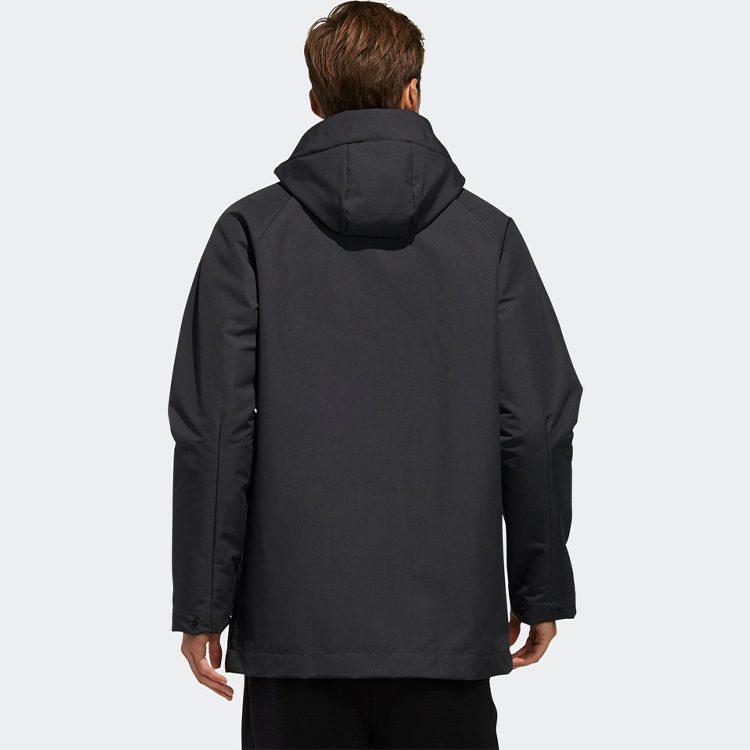 Adidas Jackets Men's Black Hooded Moderate Other FM9341