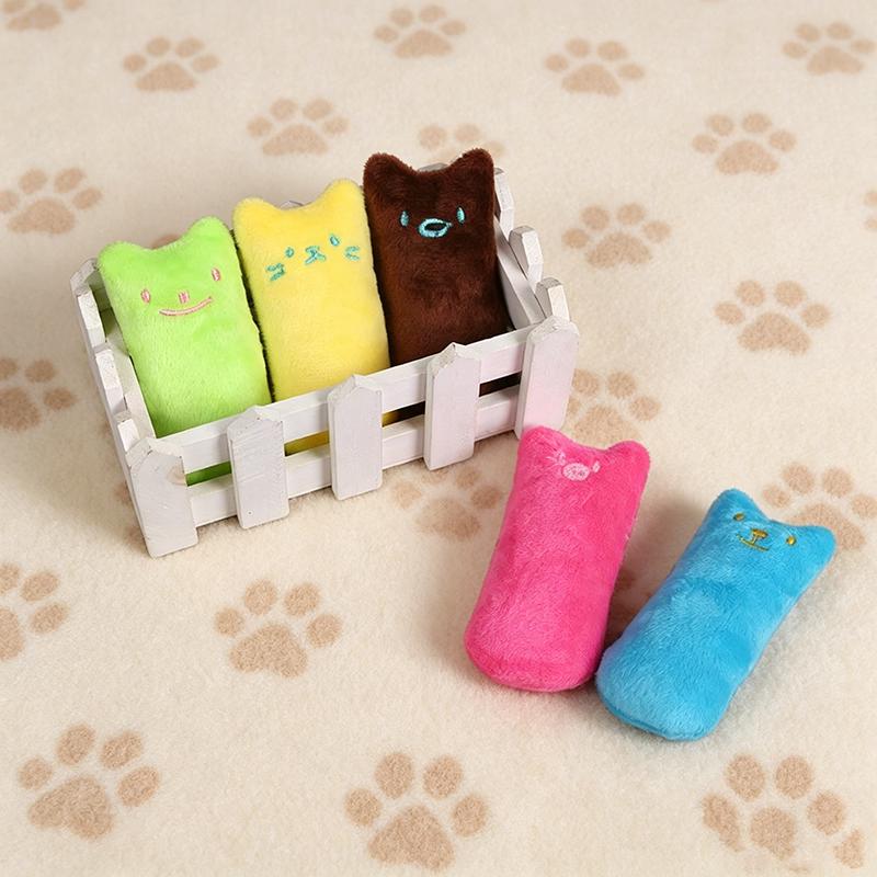 Catnip Toys Games for Cats Pillow Interactive Cat Toy Catnip Pet Supplies Pillow Thumb Teeth Grinding Bite Mint Cat Toy MMWJ102