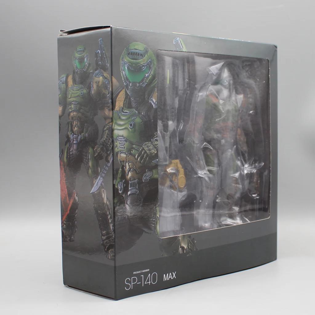 Figma Sp-140 17cm Doom Slayer Eternal Action Figure Anime Destroy Warrior Movable Model Statue Toy Lovely Gift for Collectors