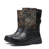 Große Schneestiefel, Kältebeständig und Warm, Herrenstiefel, Wasserdicht und Rutschfest, Lange Stiefel mit Dickem Samt und Bequem