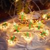 Christmas Tree LED String Light 1.5M 10LED Xmas Hanging Lamp Fairy Light Garland Home Decoration Ornament 2025 New Year Gifts
