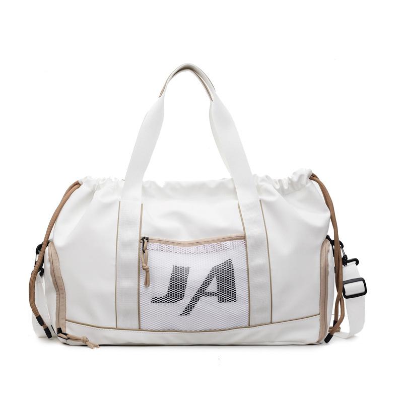 

Outdoor Large Capacity Travel Bag Dry Wet Separation Independent Shoe Hanging Pull Rod Business Trip Storage Bag Fitness Yoga Bag