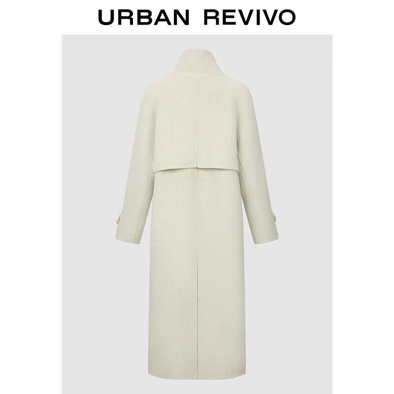 UR Women's High-Neck Oblique Buckle Winter Coat