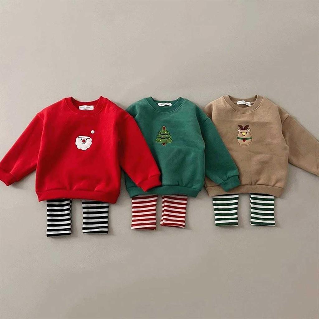 Santa and Reindeer Baby Christmas Santa Claus Outfit for Girls and Santa Baby e0453 [monoii] Costume, Romper, Kids, Boys, Hat, Red, Brown, Green,