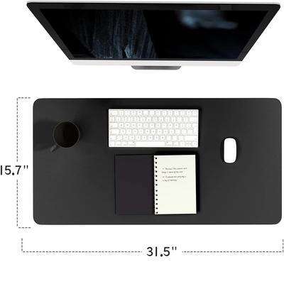 Büro Schreibtischunterlage Wasserdicht PVC Leder Tisch Dünn Großes Mauspads XXL Laptop Schreibunterlage Teppich Schwarz Rosa Firmenzubehör