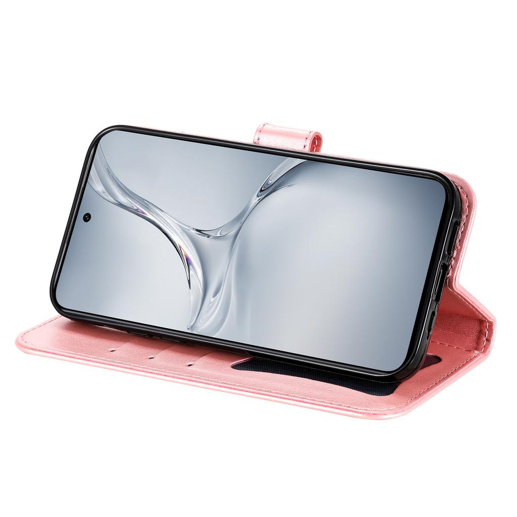 Pentru OnePlus Nord CE4 Lite 5G/Oppo K12x 5G (China) Husă Portofel din Piele PU cu Model Floral și Suport pentru Telefon