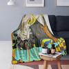 Haikyuu - Tsukishima Manga Blanket Soft Warm Flannel Throw Blanket Cover for Bed Living Room Picnic Travel Home Couch