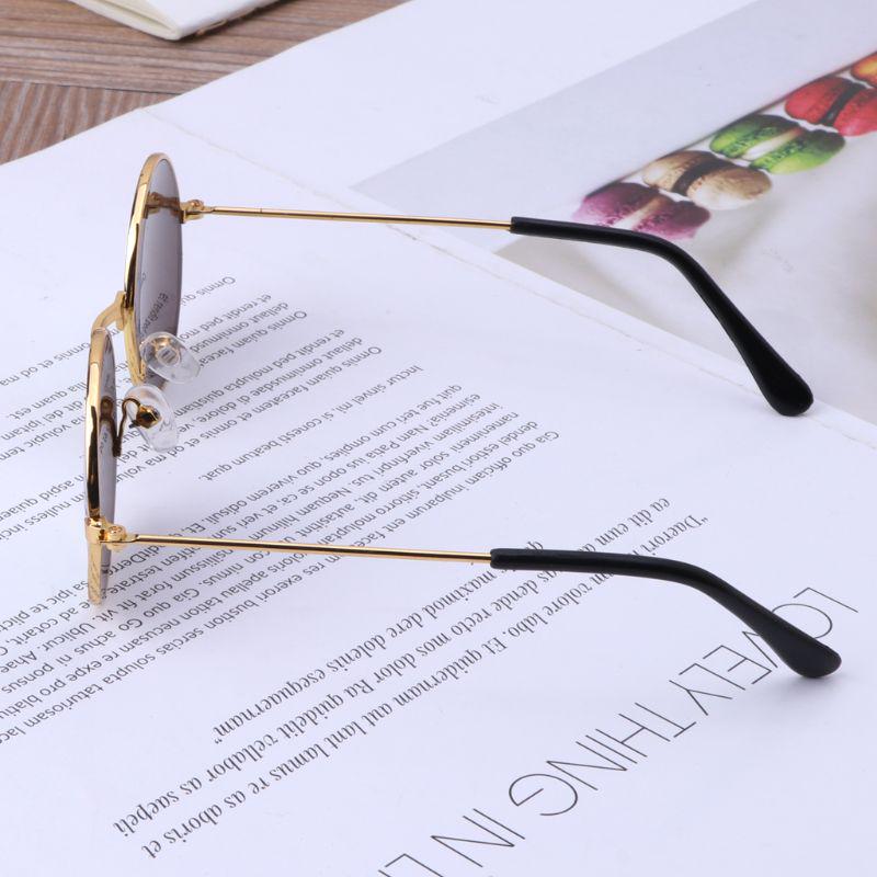 Nové kulaté dětské brýle 2020 Rámeček brýlí pro chlapečky Dívčí rám brýlí Vintage Dětské fotografické rekvizity Gentleman Studio Shoot