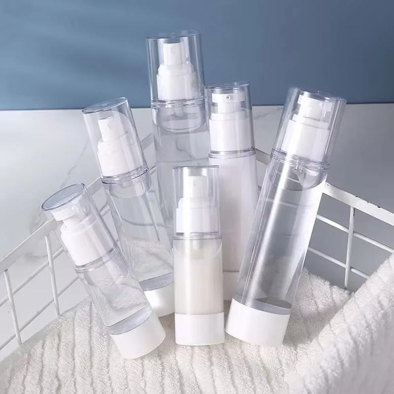 Airless Vacuum Refillable Bottles Portablere Empty Lotion Spray Bottle Travel Bottles Pump Cosmetic Container Tool