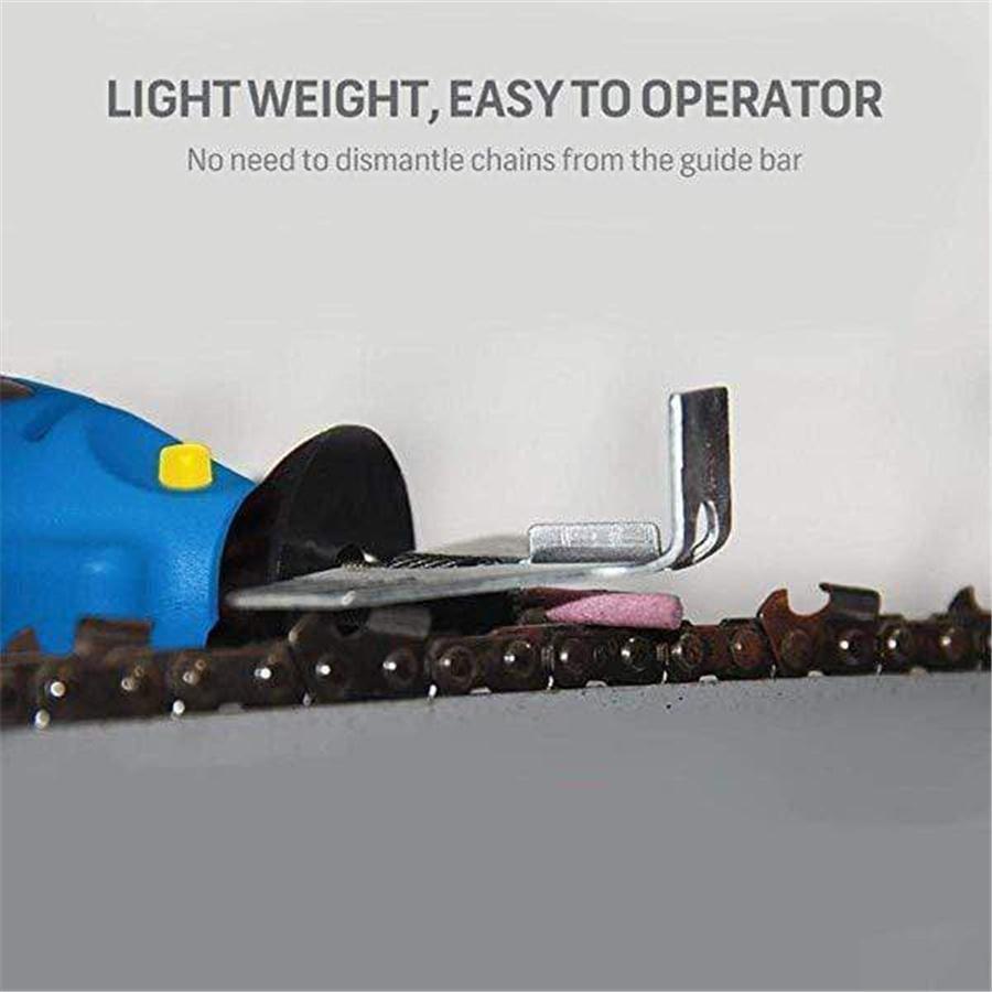 Kettenschärfer Elektrischer Schleifer Kettensägen-Schleifer Feile Werkzeugaufsatz