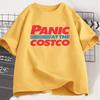 Panic At The Costco Graphic T-shirts Costco Lovers Tee Men Fashion Oversized Cotton T Shirt Streetwear Tshirt Men's Clothing Tee