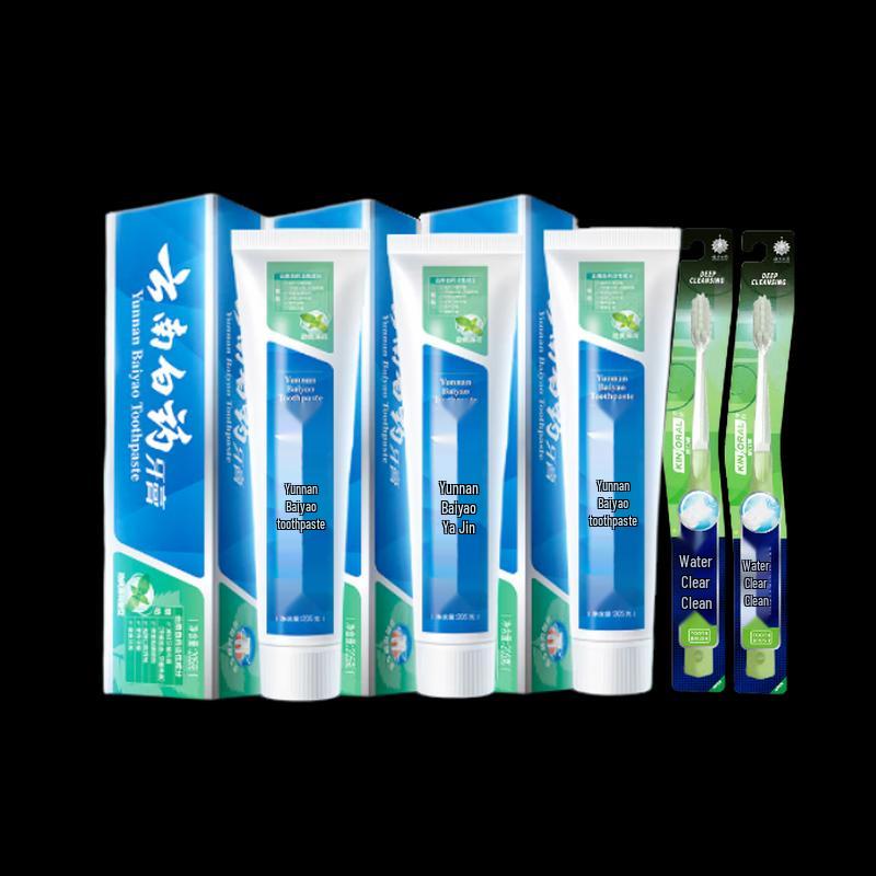 

Yunnan Baiyao Refreshing Mint Toothpaste & Toothbrush Bundle
