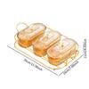 Dry Fruit Tray with Lid with Tray Wedding Nuts Plate Food Storage Container for Holiday Dining Room Kitchen Wedding Dried Fruit