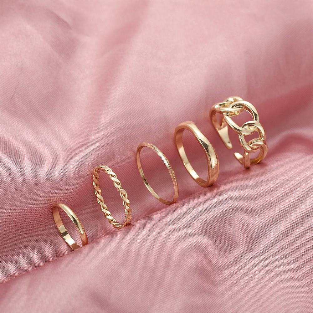 Punk Snake Gothic Silver Color Finger Ring Set 6PCS For Women  Heart Butterfly Wing Angel Wings Cupid Charms Rings Jewelry