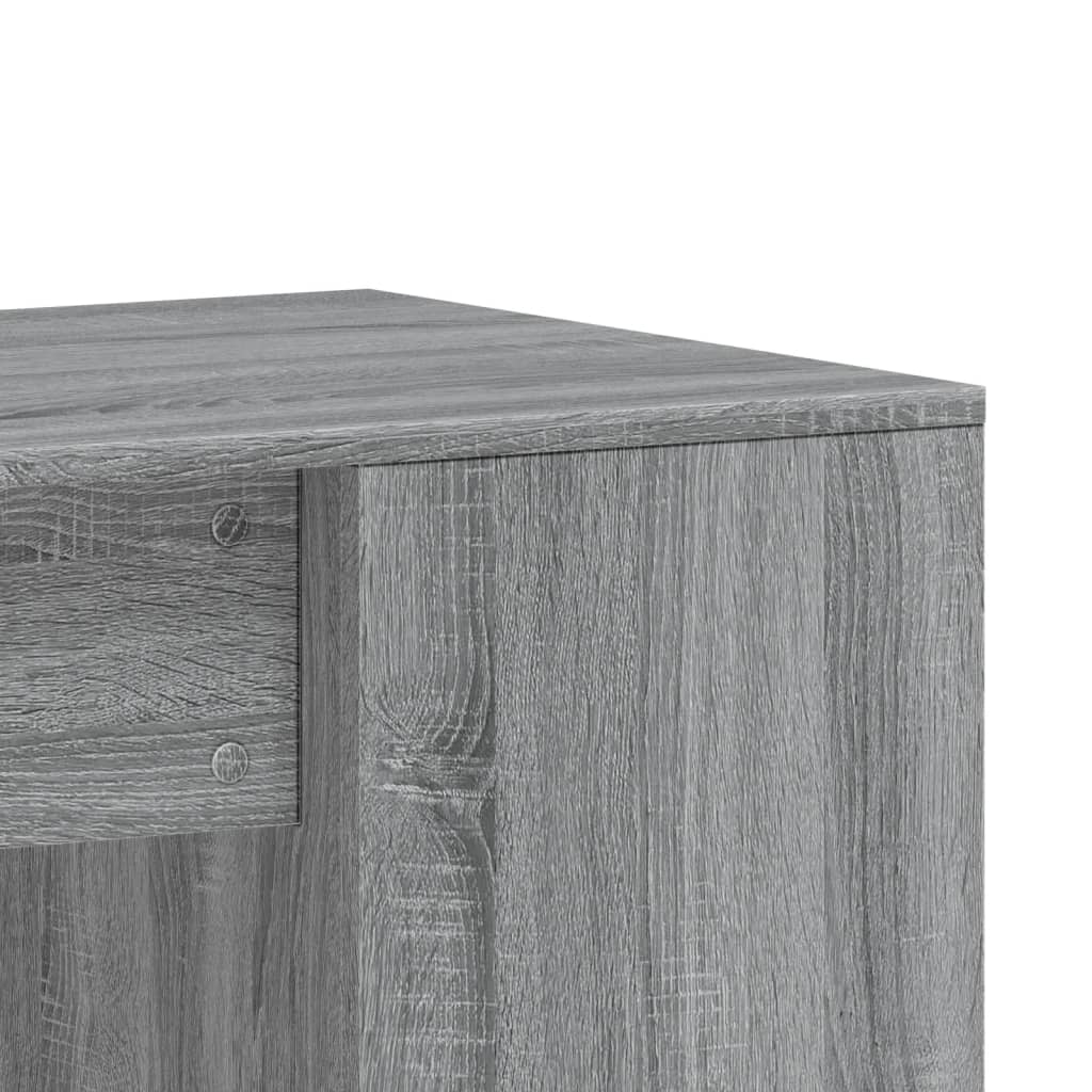 Desk Grey Sonoma 102 x 50 x 75 cm Engineered Wood