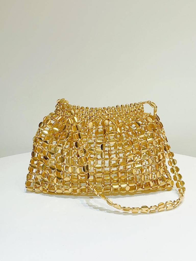 Women's Exclusive Textured Woven Crossbody Bag - Chic Underarm & Evening Bag
