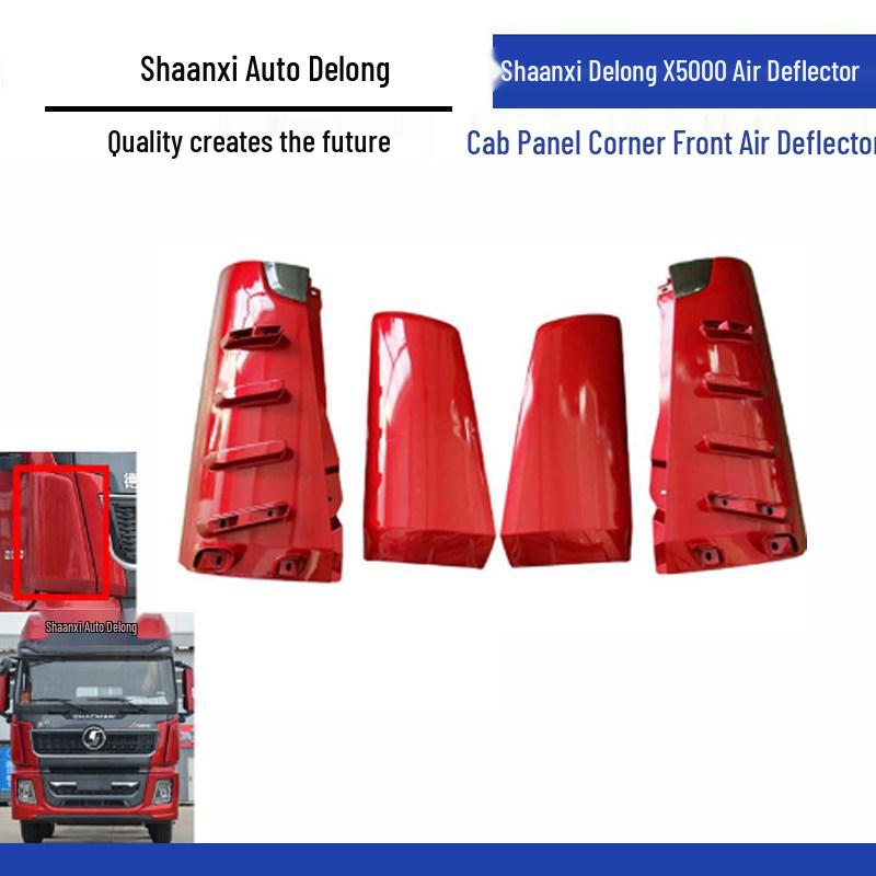 Shacman Delong X5000 Front Cab Air Deflector Fender Unpainted-Outer Panel-Passenger s Right