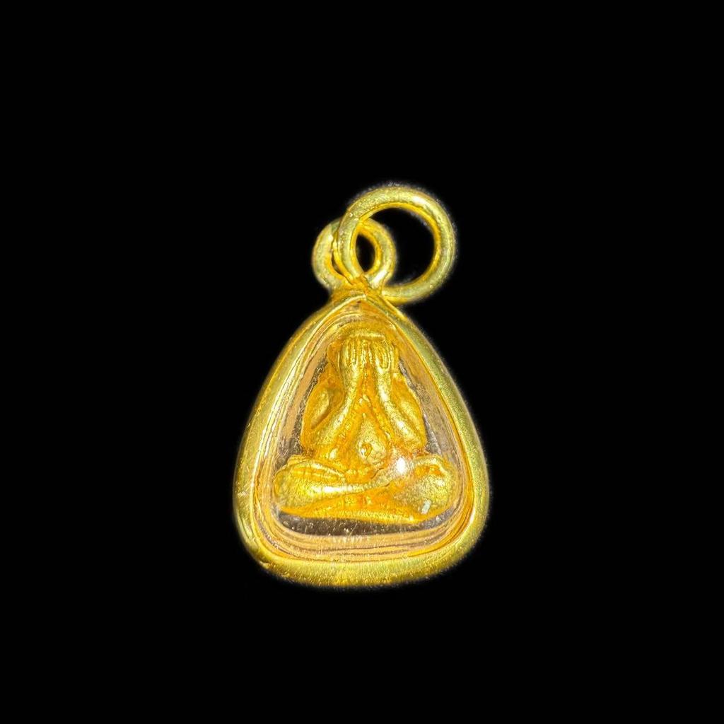 Authentic Thai Buddhist Bida Pendant - Concealed Face Buddha Design