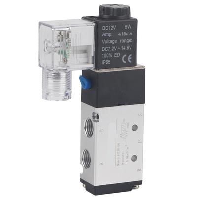 4V210 08 Solenoid Air Valve 2 Position 5 Port Pneumatic Control Valve (DC12V)