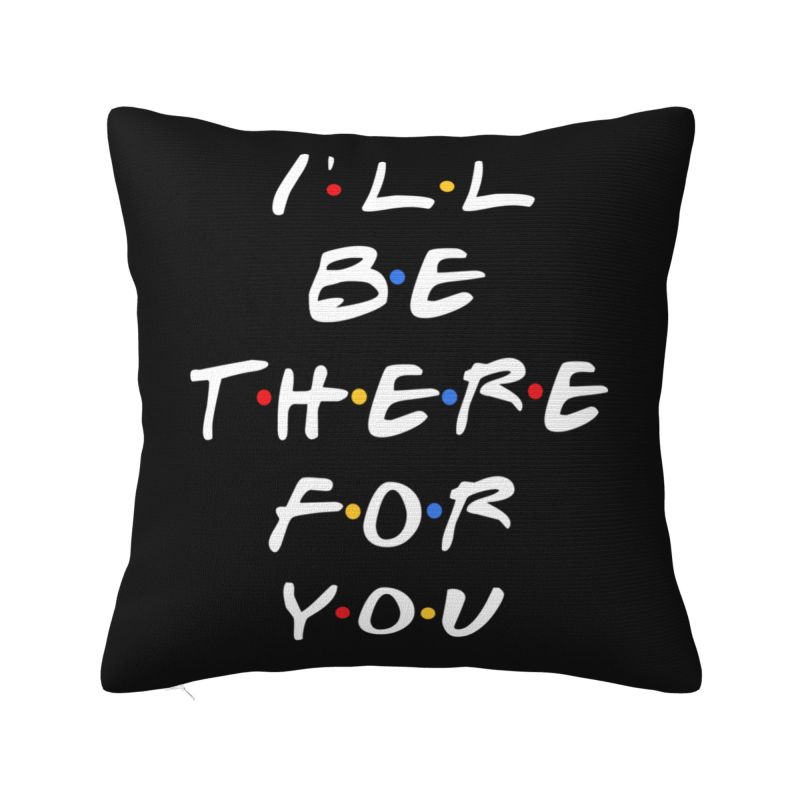 Nordic Style Funny TV Show Friends Collage Cushion Covers xcm Velvet Pillow Case for Sofa Square Pillowcase Home Decorative