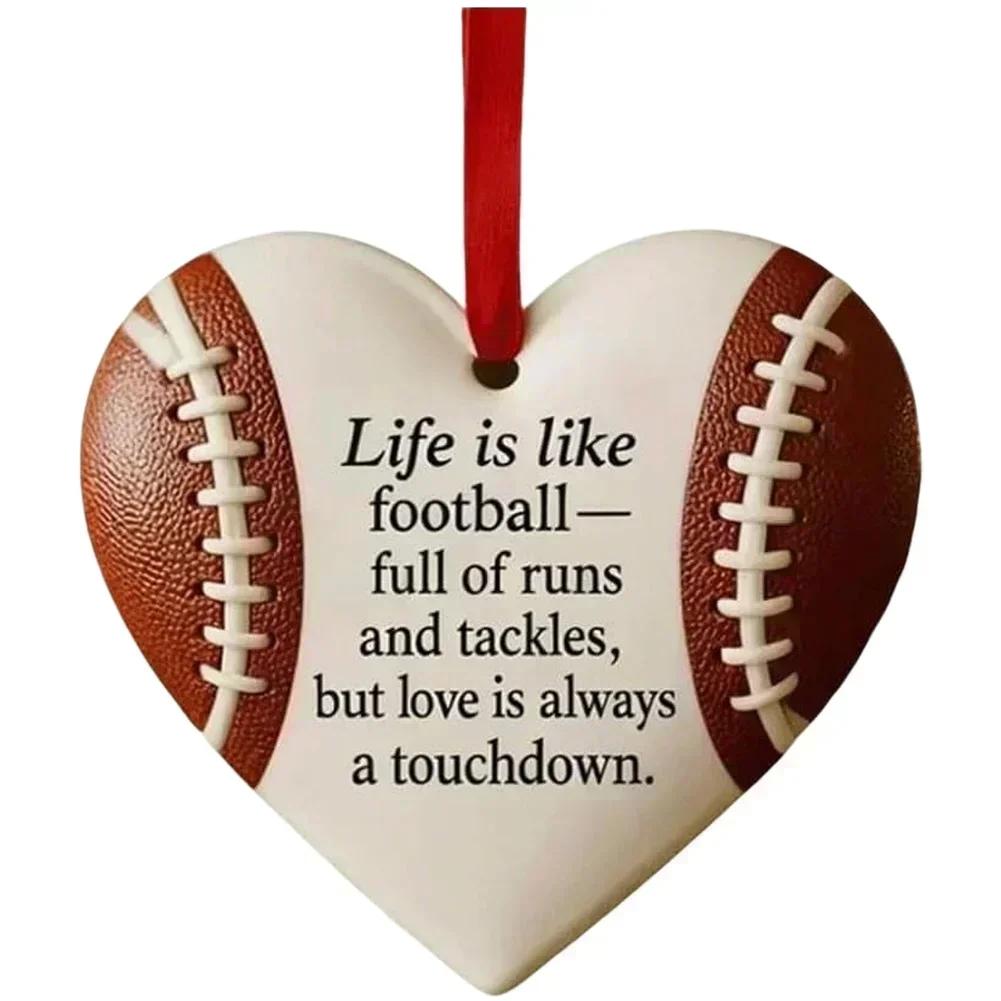 Handcrafted Ornament Heart-Shaped Christmas Decoration Festive Decoration Festive Home Decor Handmade Holiday Decoration