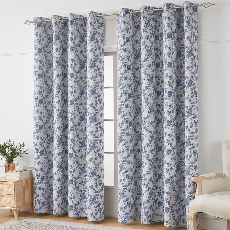 Cortinas Boho Blackout para Dormitorio con Estampado Geométrico, Parte Superior con Ojales, Oscurecimiento de Habitación, Aislamiento Térmico para Ventanas