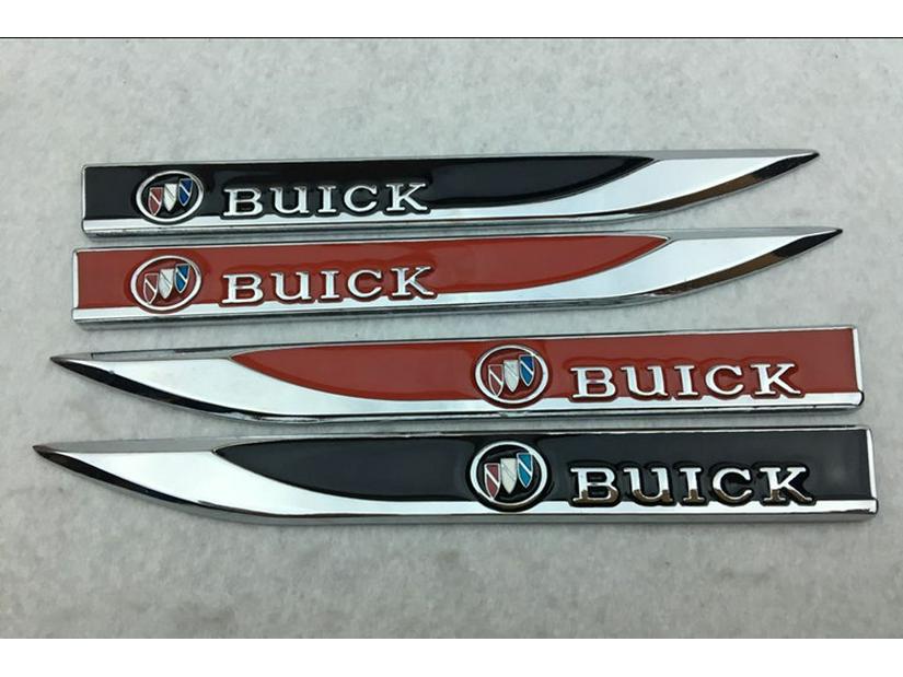 

Buick Blade Fender Logo Car Sticker - Metal Side Mark Decal