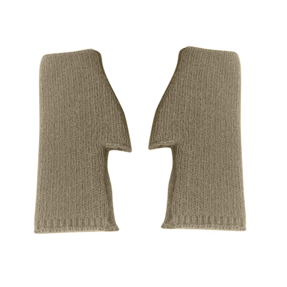 Exposed Finger Half Mittens Wool Blend Knitted Gloves Protable Fingerless Gloves Autumn Winter