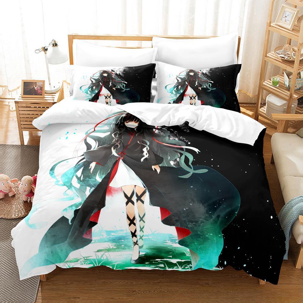 Fashion 3d Print Anime Kagerou Project Bedding Set Single Twin Full Queen King Size Bed Set Adult Kid Bedroom Duvet Cover Sets