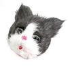 Plastic Plush Cat Head Mask Animal Costume Party Prop For Halloween And Festive Events
