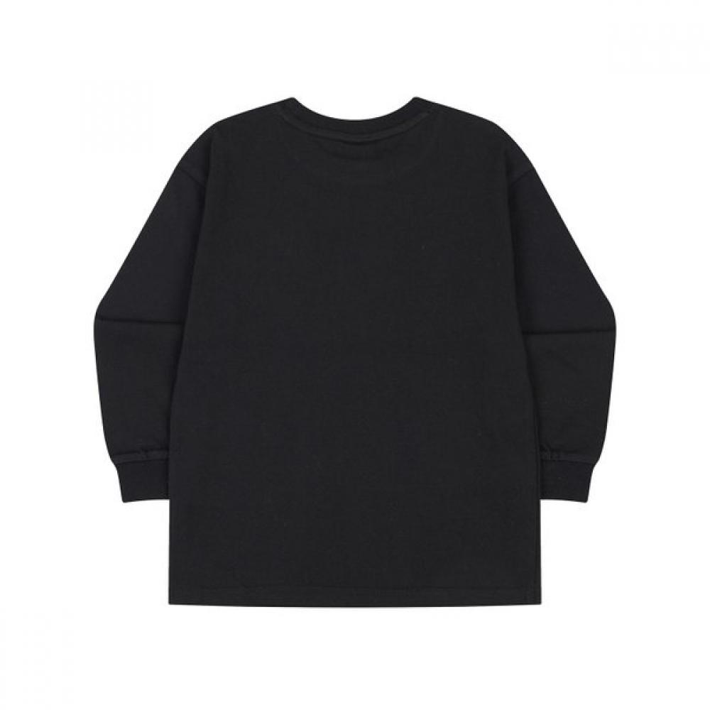 Kangol Kids Long Sleeve T shirT Black Rc 0005 aRccrT00050bk