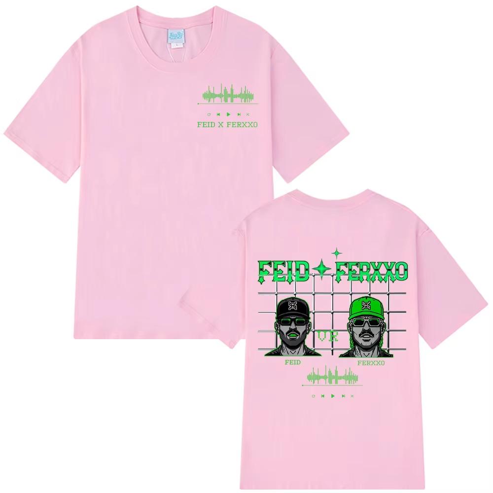 

Rapper Feid Ferxxo Tour 2026 Print Tee Unisex Women Fashion Gothic Punk Tshirts Summer Casual pure Cotton Hiphop Top Streetwear 4XL