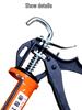 Multi-Purpose Caulking & Silicone Gun for Glass and No-Nail Adhesives