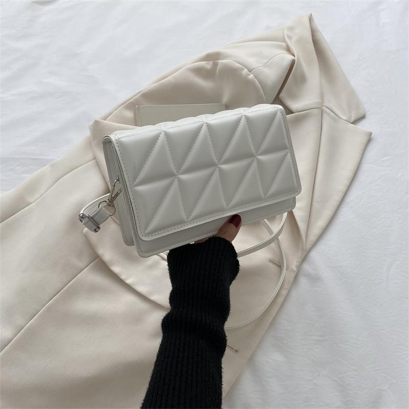 Fashionable Street Trend Shoulder Bag For Women Stylish Square Pu Leather Crossbody