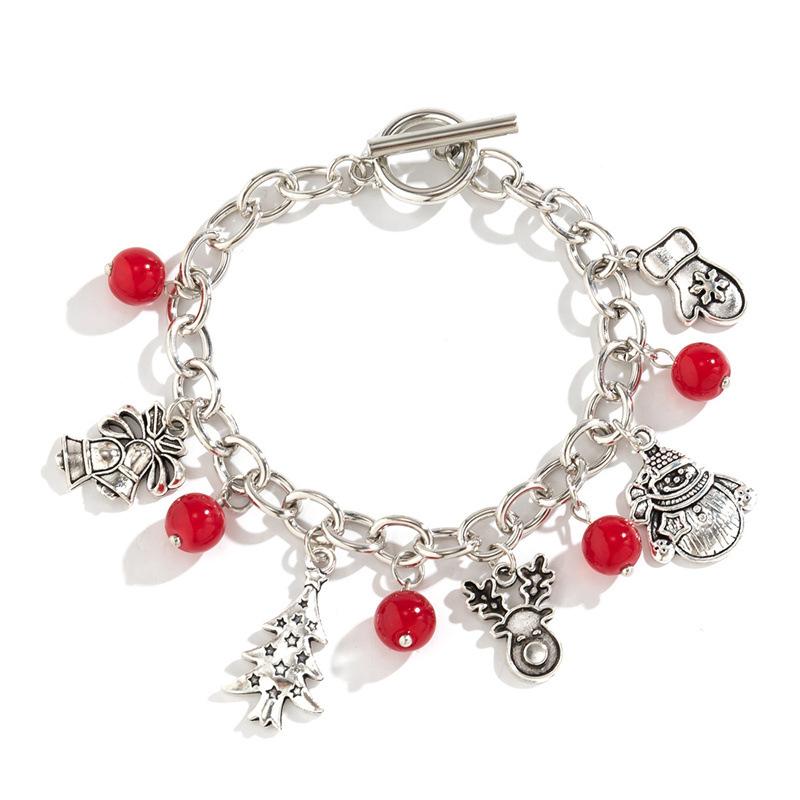Christmas Ornaments Versatile Christmas Elements Pendant Pendant Christmas Tree Bells Holiday Snowman Bracelet