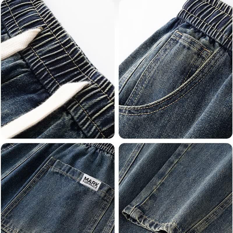 Mark Fairwhale Men's Loose Fit Wide Straight Leg Jeans