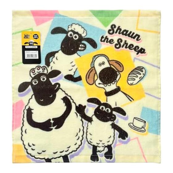 Hayashi Hand Towel Approx. 34 x 35 cm Shaun the Sheep Happy Cracker WP431210