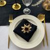 10PCS Decoration Mariage Gauze Crepe Cloth Napkins Pure Cotton Fabric Wedding Decor Everyday Use Dinner Tea Towel Table Village