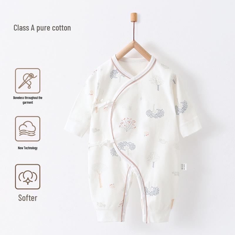 Baby-Body aus reiner Baumwolle - Mönch-Strampler für Neugeborene für alle Jahreszeiten (0-3 Monate)