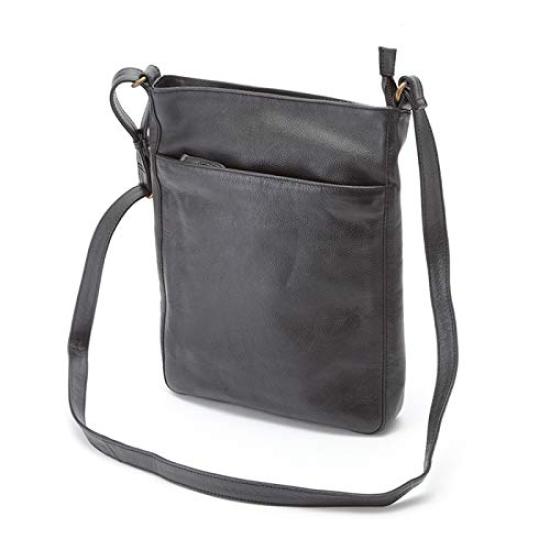 

Hirano Bag Genuine Leather Shoulder Bag, A4 Size, Men s, Crossbody, Travel, 34cm Tall + Original Mouton Gloves (Black)