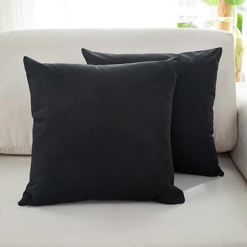 Yongguang Solid Color Thick Sofa Cushion & Pillow Cover Set